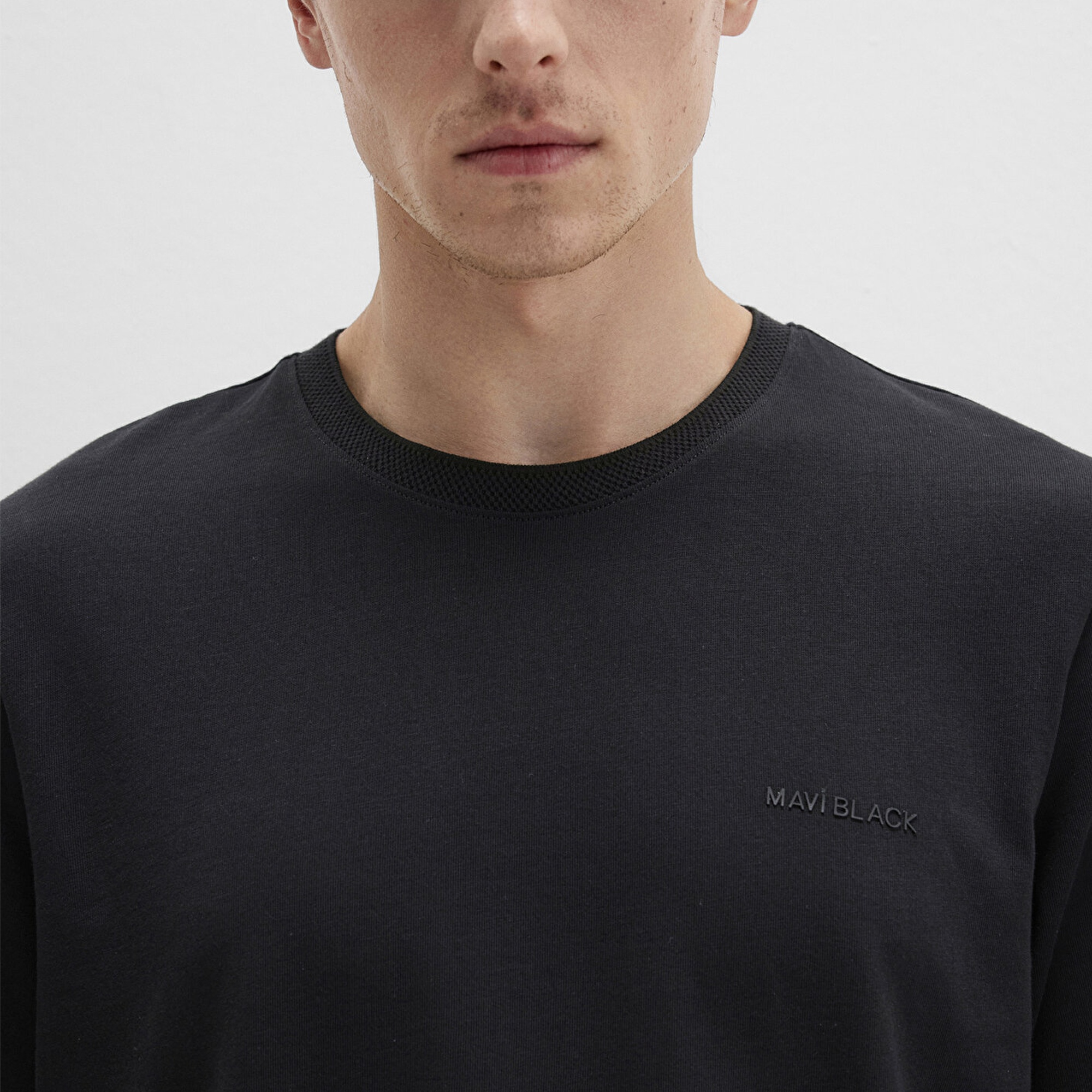Mavi Mavi Black Baskılı Siyah Tişört Regular Fit / Normal Kesim 0612872-900