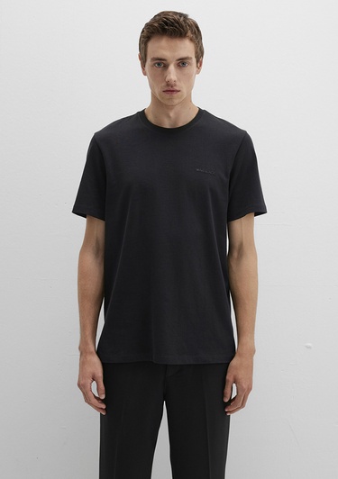  Mavi Mavi Black Baskılı Siyah Tişört Regular Fit / Normal Kesim 0612872-900