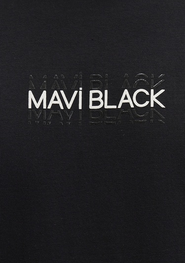  Mavi Mavi Black Baskılı Siyah Tişört Regular Fit / Normal Kesim 0612867-900