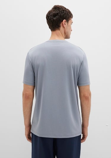  Mavi Bisiklet Yaka Mavi Basic Tişört Regular Fit / Normal Kesim 0612865-86584