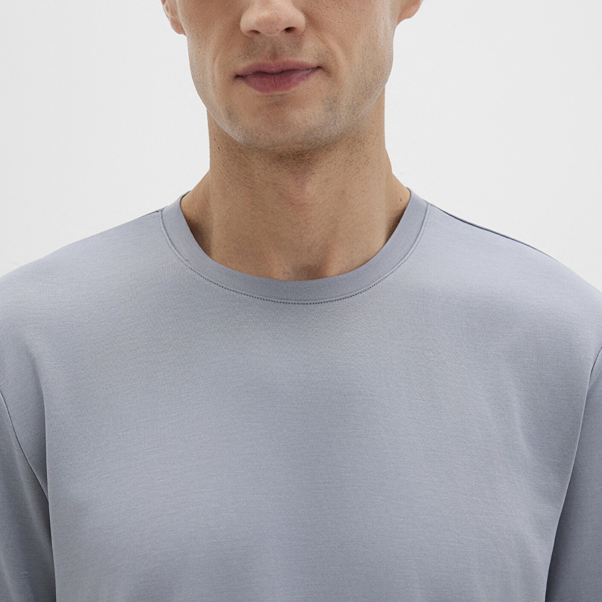 Mavi Bisiklet Yaka Mavi Basic Tişört Regular Fit / Normal Kesim 0612865-86584