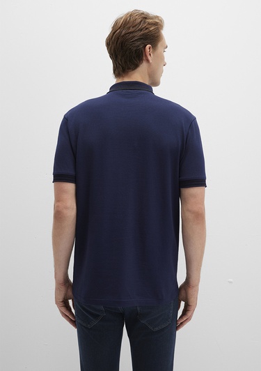  Mavi Lacivert Polo Tişört Regular Fit / Normal Kesim 0612875-86415