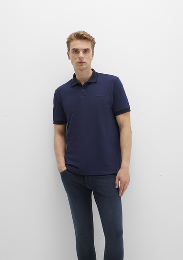  Mavi Lacivert Polo Tişört Regular Fit / Normal Kesim 0612875-86415