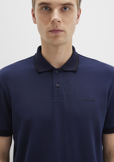  Mavi Lacivert Polo Tişört Regular Fit / Normal Kesim 0612875-86415