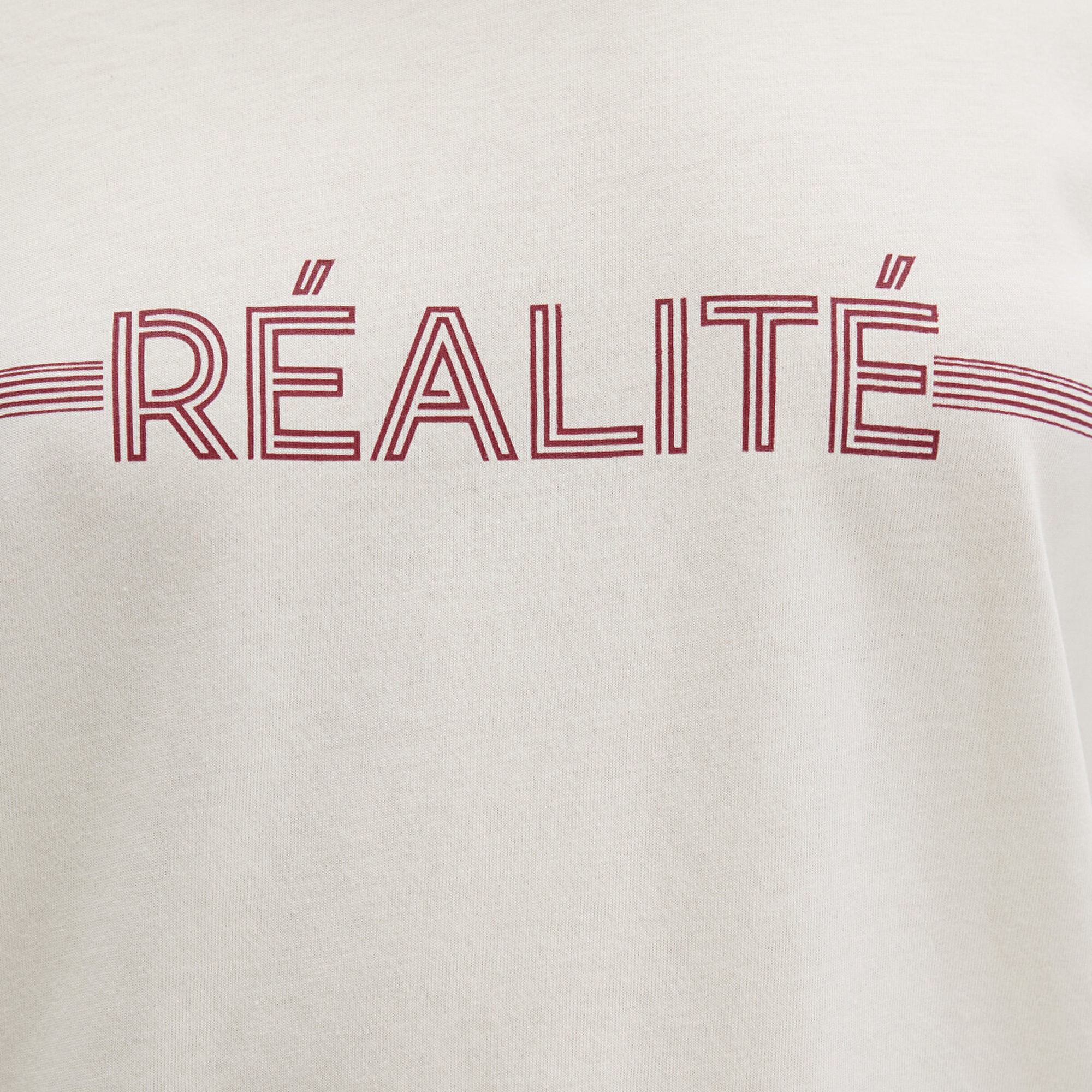 Mavi Realite Baskılı Ekru Tişört Regular Fit / Normal Kesim 1613348-70072