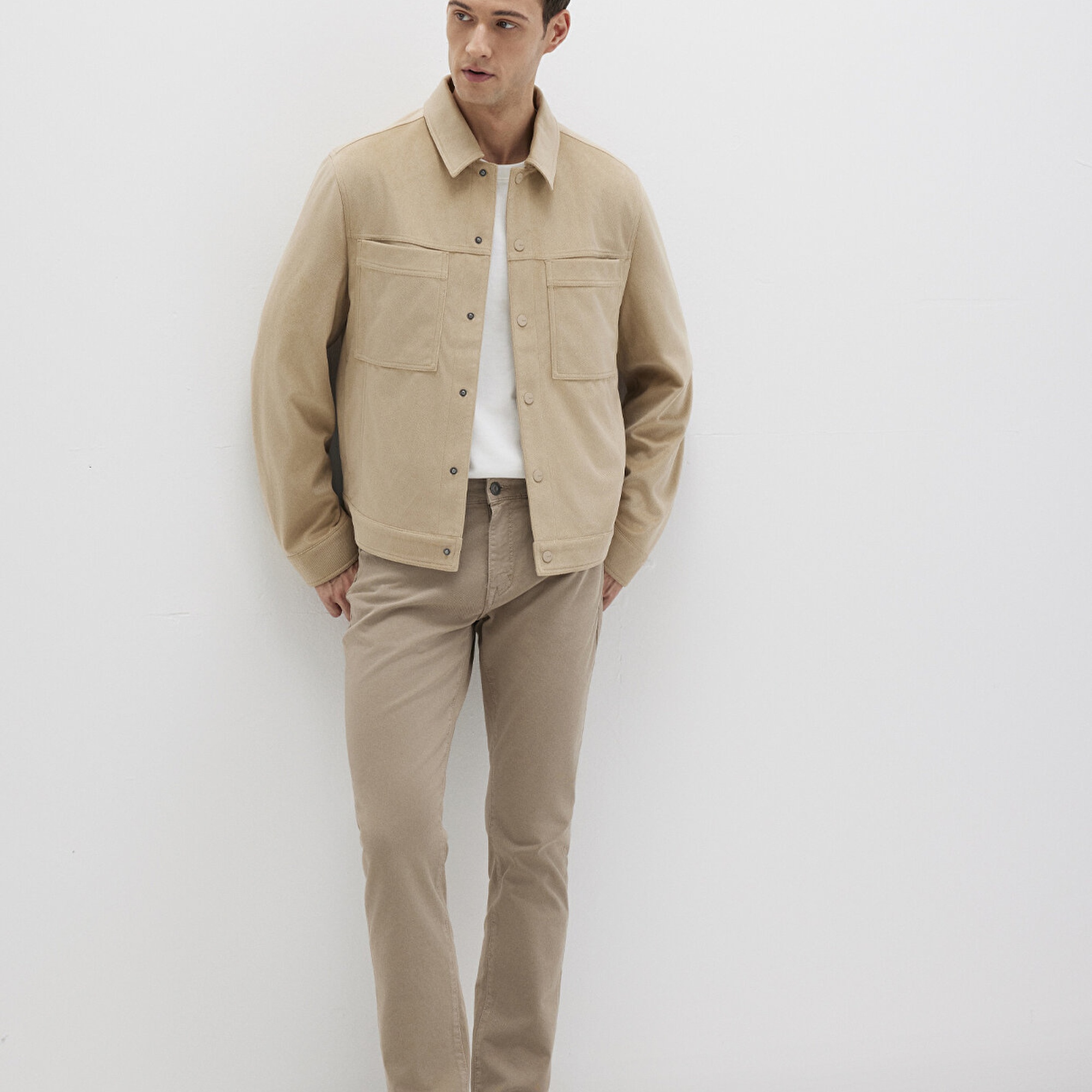 Mavi Marcus Mavi Black Açık Kahverengi Gabardin Pantolon 0035190689