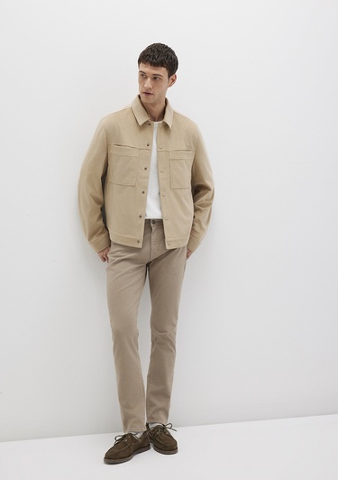  Mavi Marcus Mavi Black Açık Kahverengi Gabardin Pantolon 0035190689