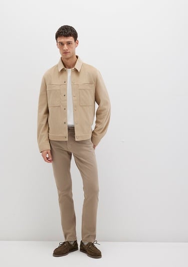  Mavi Marcus Mavi Black Açık Kahverengi Gabardin Pantolon 0035190689