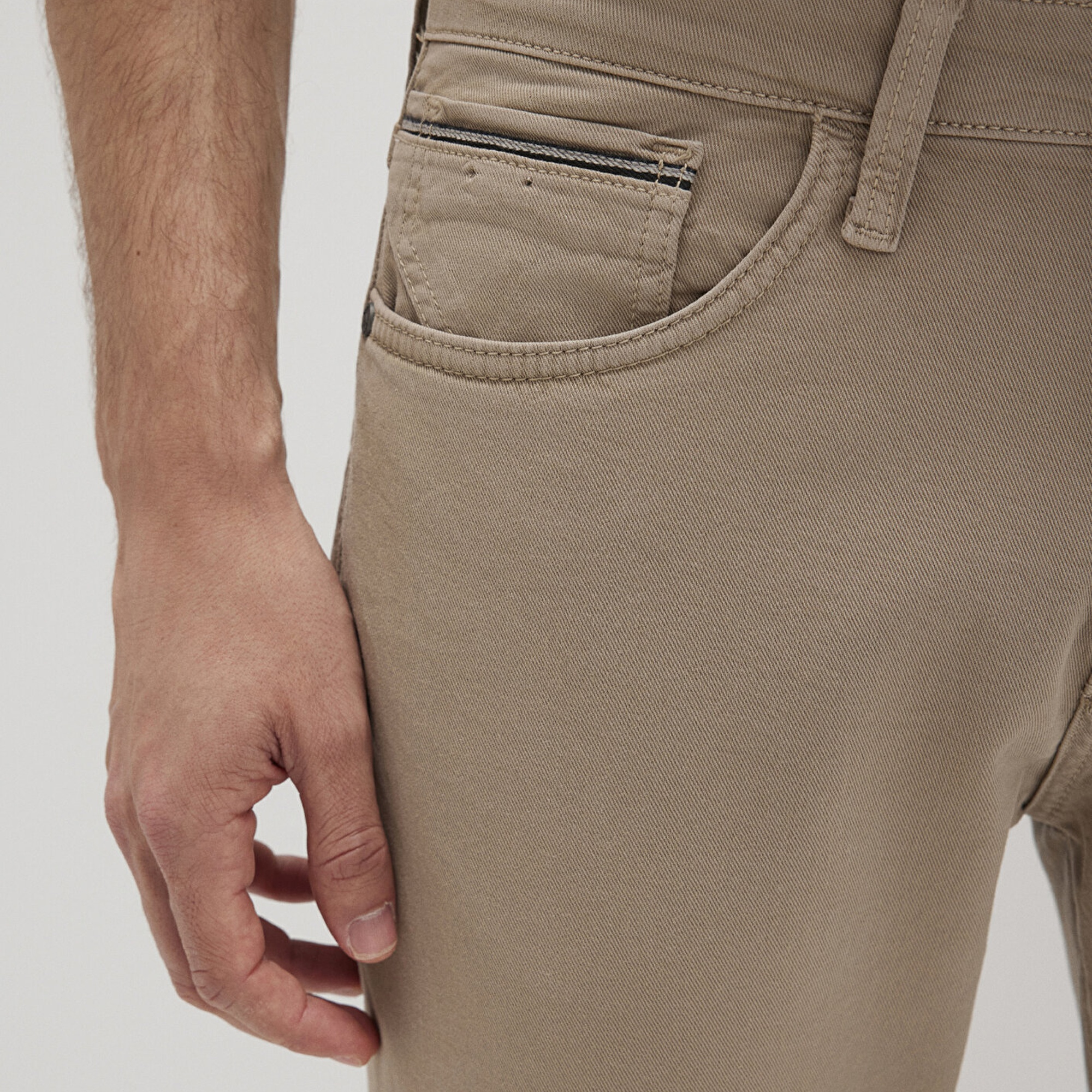 Mavi Marcus Mavi Black Açık Kahverengi Gabardin Pantolon 0035190689