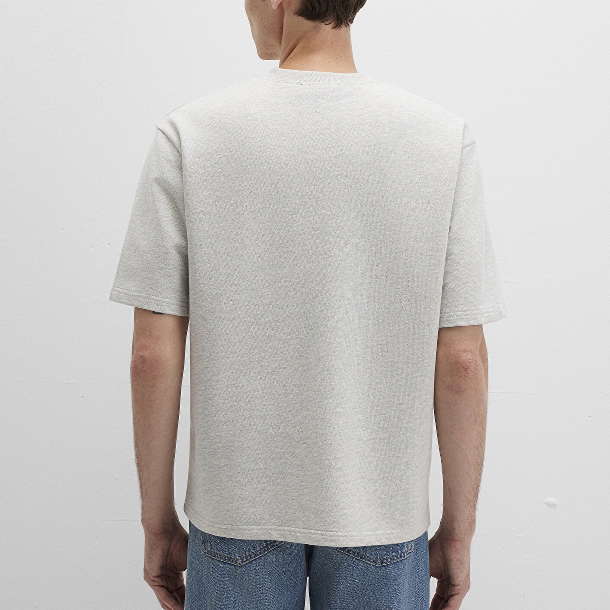 Mavi MV Baskılı Gri Tişört Relaxed Fit / Rahat Kesim 0612846-82498