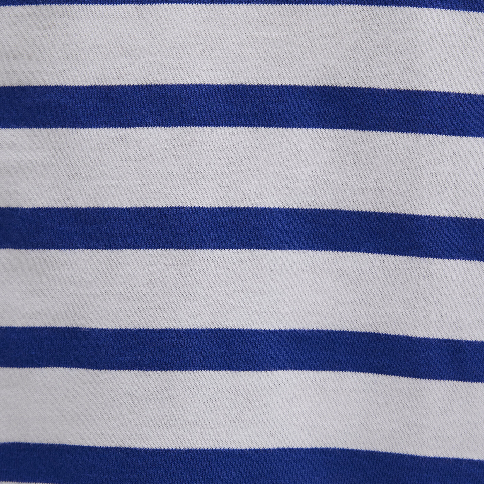 Mavi Çizgili Tişört Loose Fit / Bol Rahat Kesim 0612857-70907