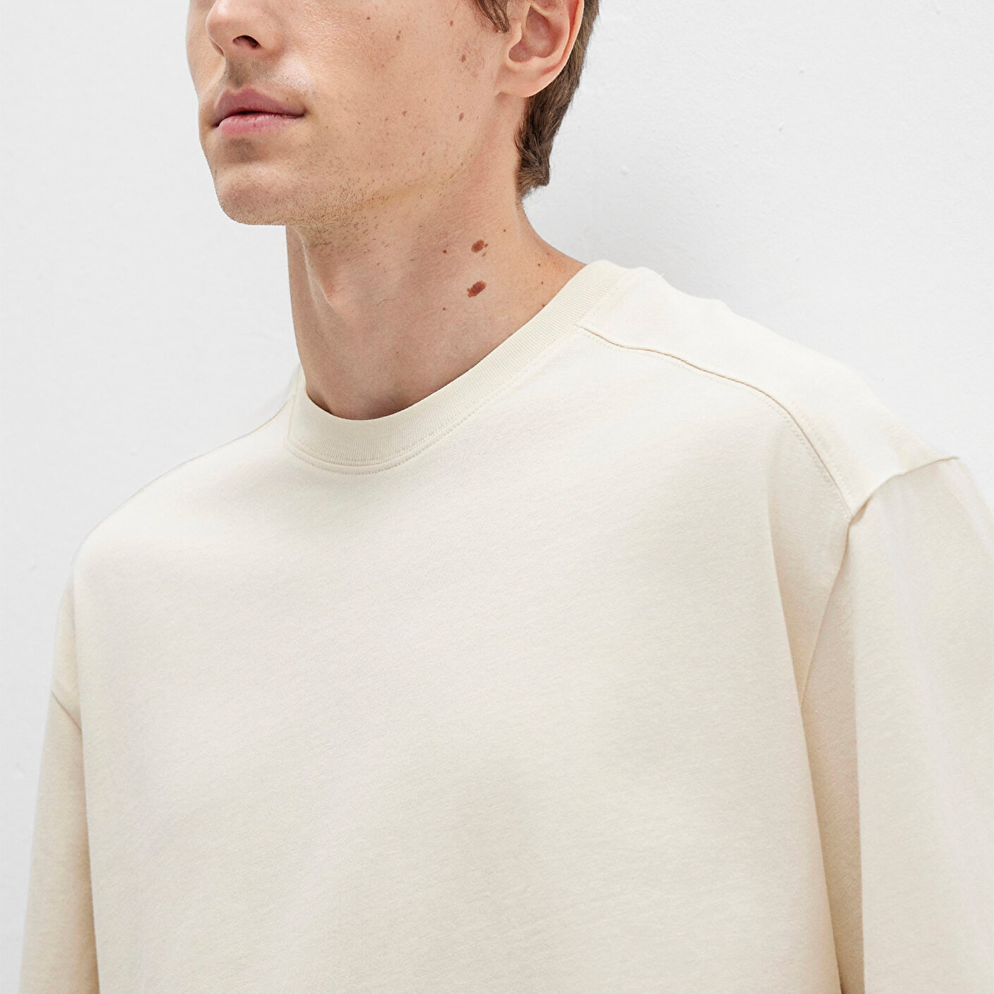 Mavi Bisiklet Yaka Lacivert Basic Tişört Boxy Fit 0612909-70065