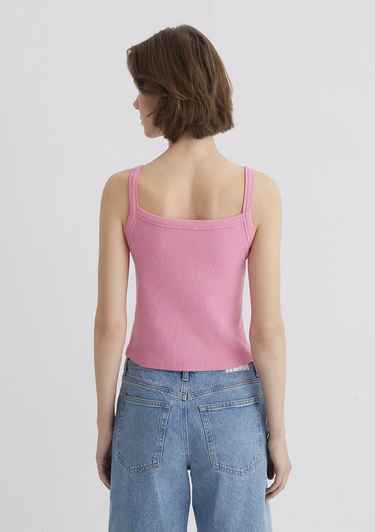  Mavi İndigo Turtles Baskılı Pembe Tişört Fitted / Vücuda Oturan Kesim 1613534-71028