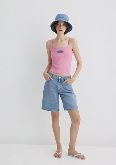  Mavi İndigo Turtles Baskılı Pembe Tişört Fitted / Vücuda Oturan Kesim 1613534-71028