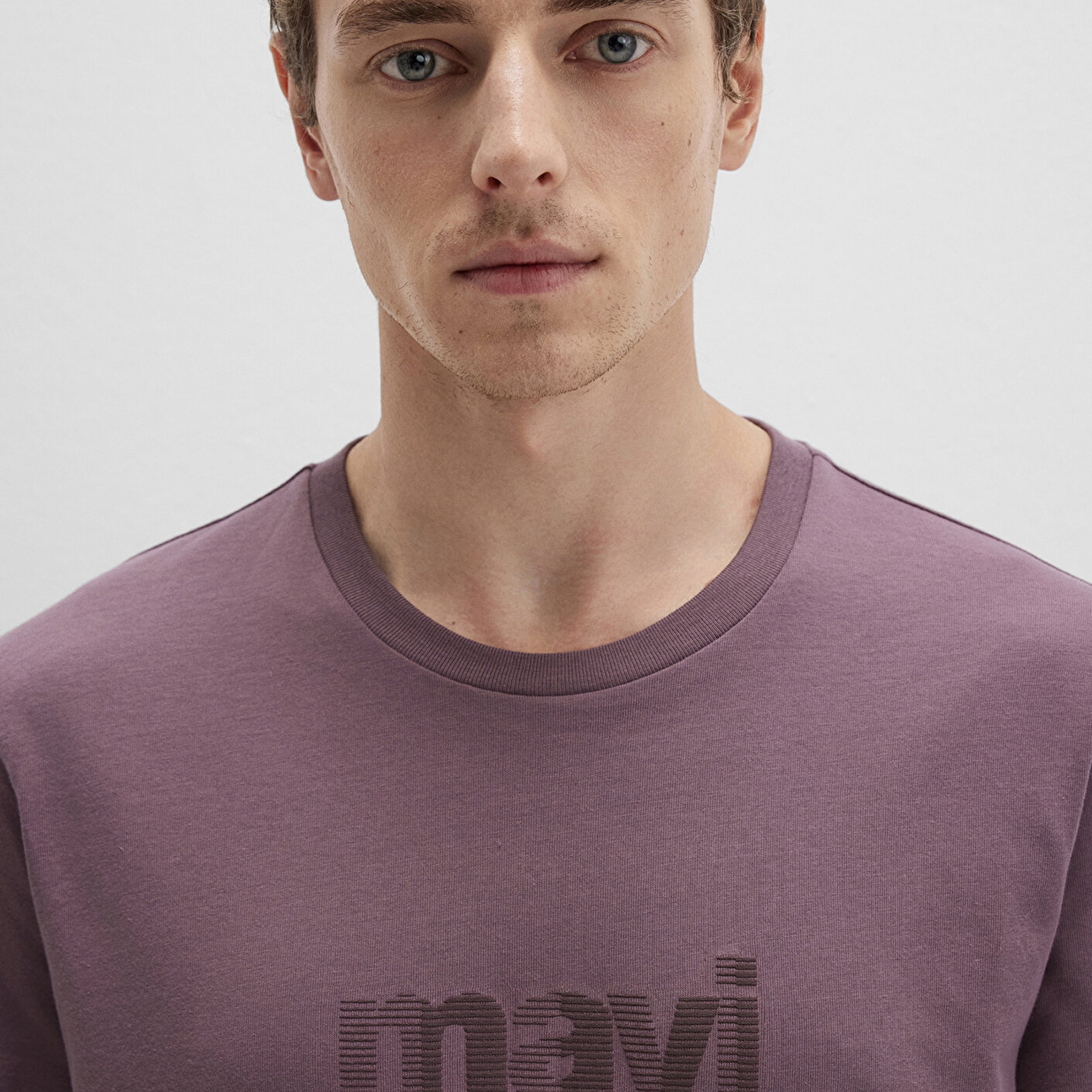 Mavi Mavi Logo Baskılı Mor Tişört Regular Fit / Normal Kesim 0612936-70648