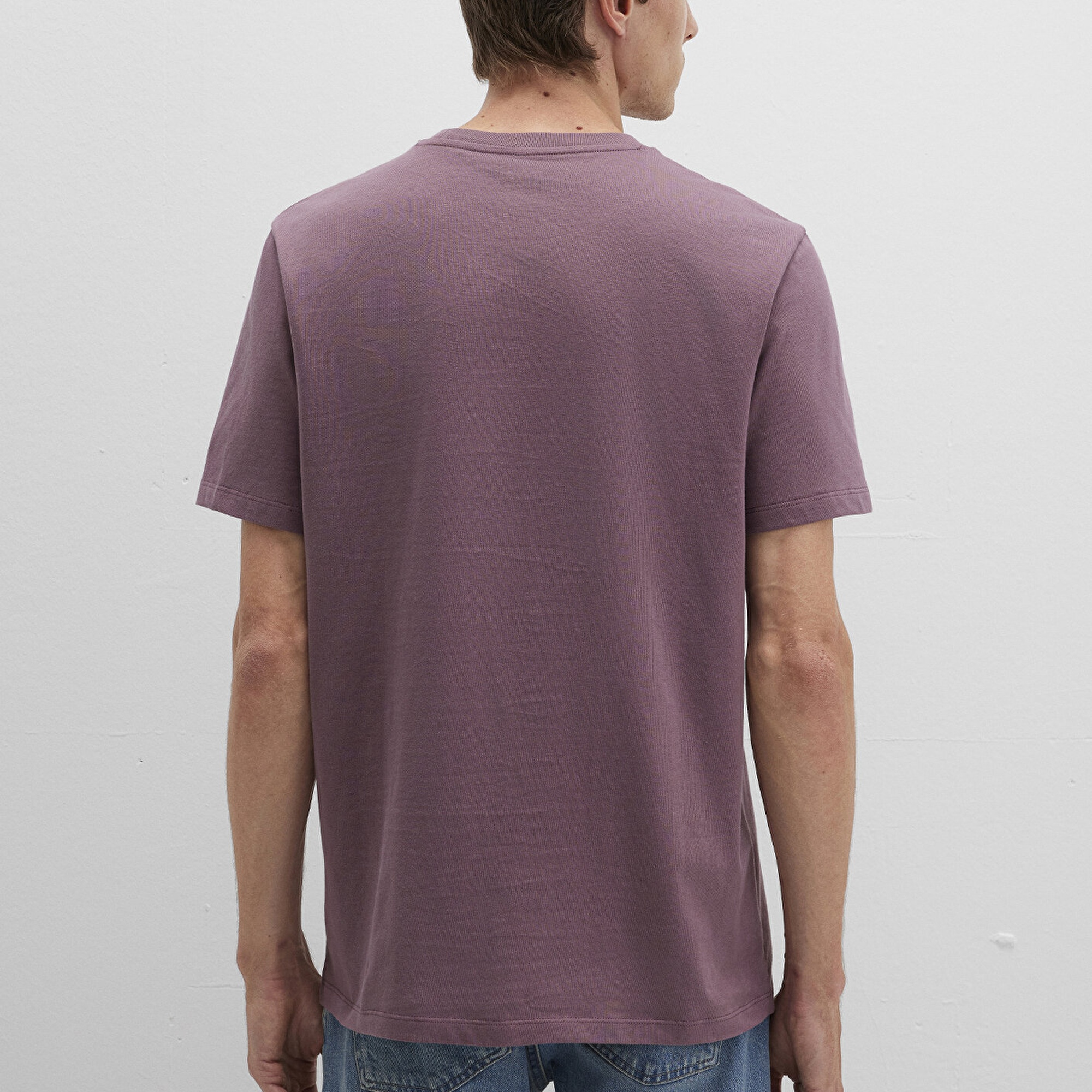 Mavi Mavi Logo Baskılı Mor Tişört Regular Fit / Normal Kesim 0612936-70648