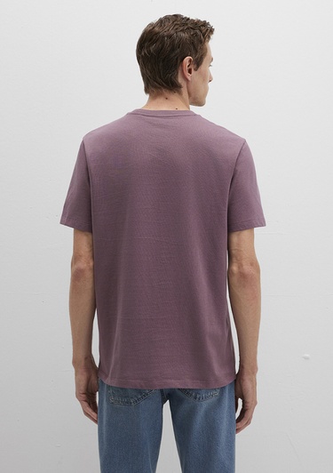  Mavi Mavi Logo Baskılı Mor Tişört Regular Fit / Normal Kesim 0612936-70648