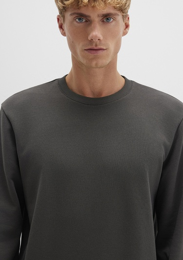  Mavi Bisiklet Yaka Yeşil Sweatshirt 0S10421-70090