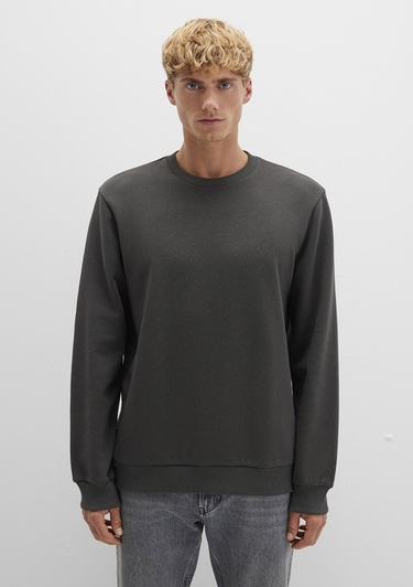  Mavi Bisiklet Yaka Yeşil Sweatshirt 0S10421-70090