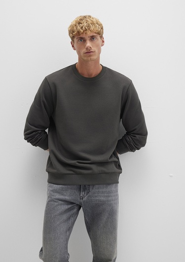  Mavi Bisiklet Yaka Yeşil Sweatshirt 0S10421-70090