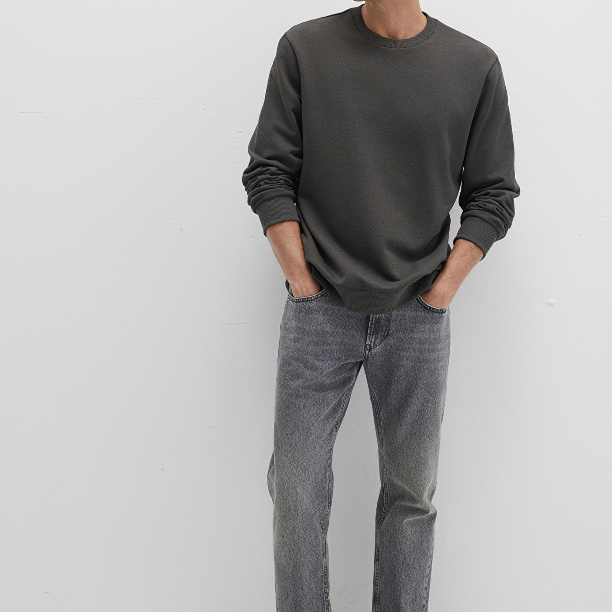 Mavi Bisiklet Yaka Yeşil Sweatshirt 0S10421-70090