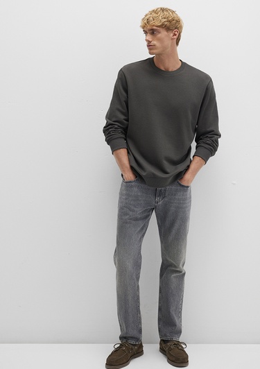  Mavi Bisiklet Yaka Yeşil Sweatshirt 0S10421-70090