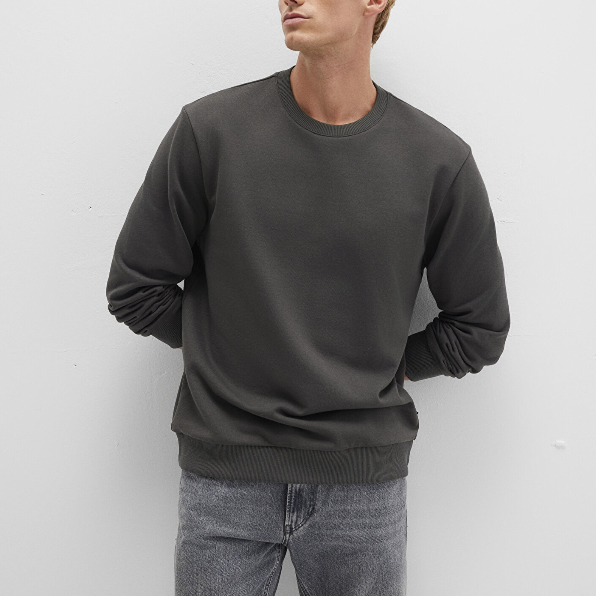 Mavi Bisiklet Yaka Yeşil Sweatshirt 0S10421-70090