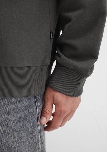  Mavi Bisiklet Yaka Yeşil Sweatshirt 0S10421-70090