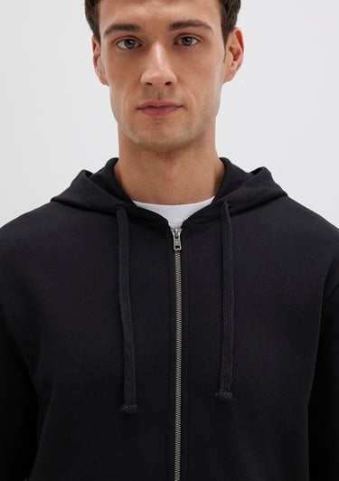  Mavi Bisiklet Yaka siyah Sweatshirt 0S10423-900