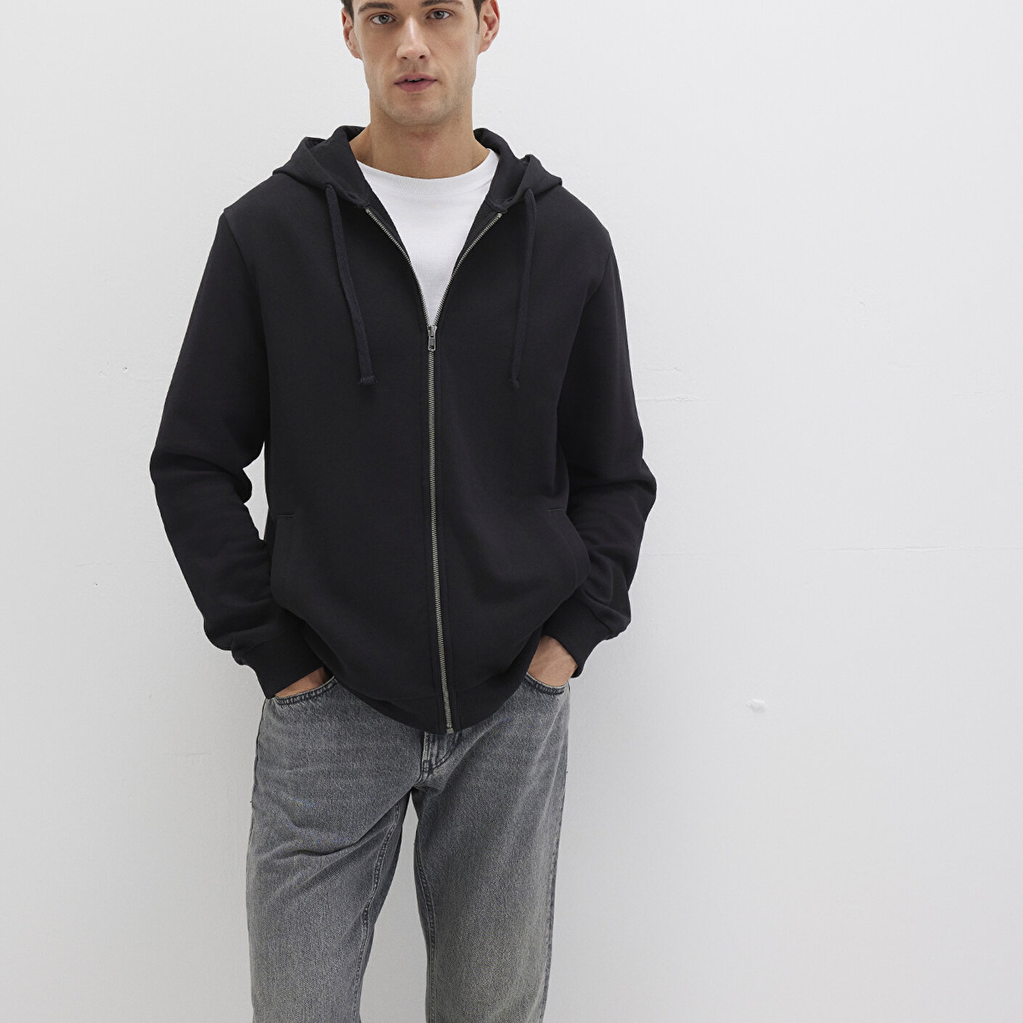 Mavi Bisiklet Yaka siyah Sweatshirt 0S10423-900
