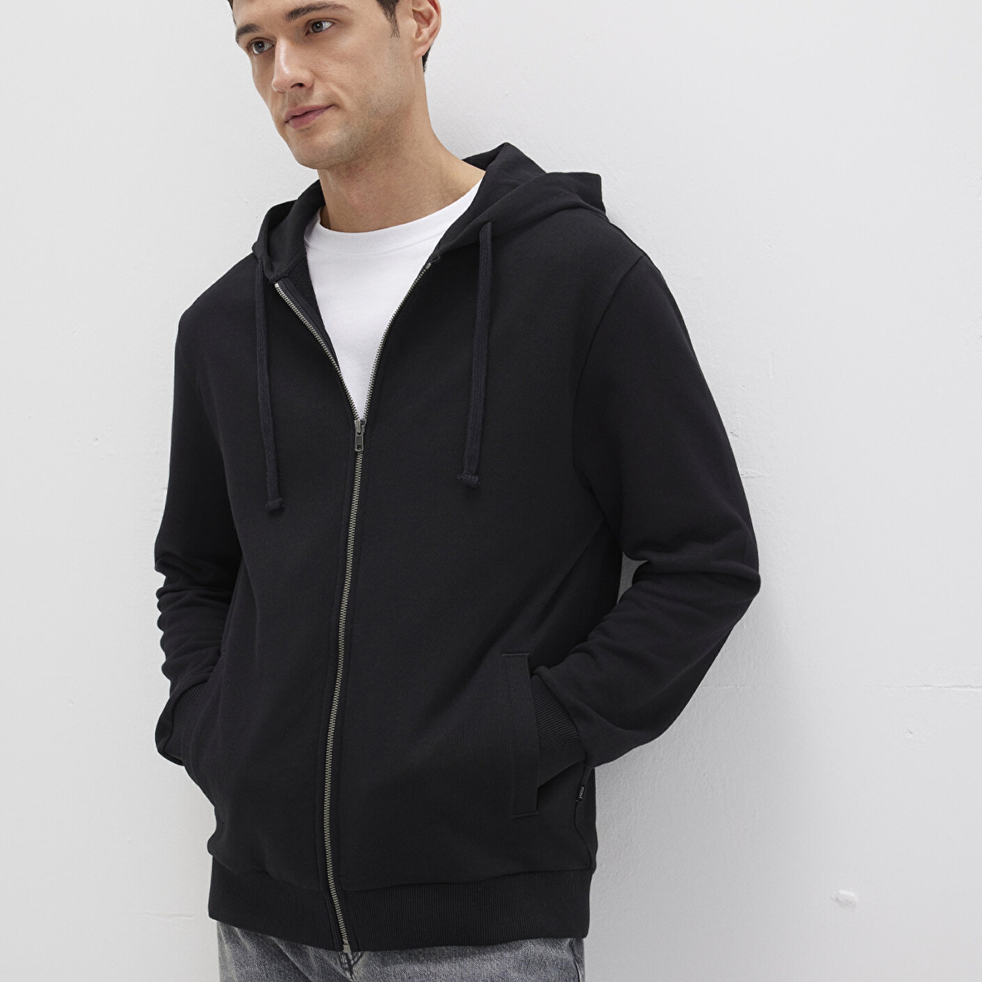 Mavi Bisiklet Yaka siyah Sweatshirt 0S10423-900