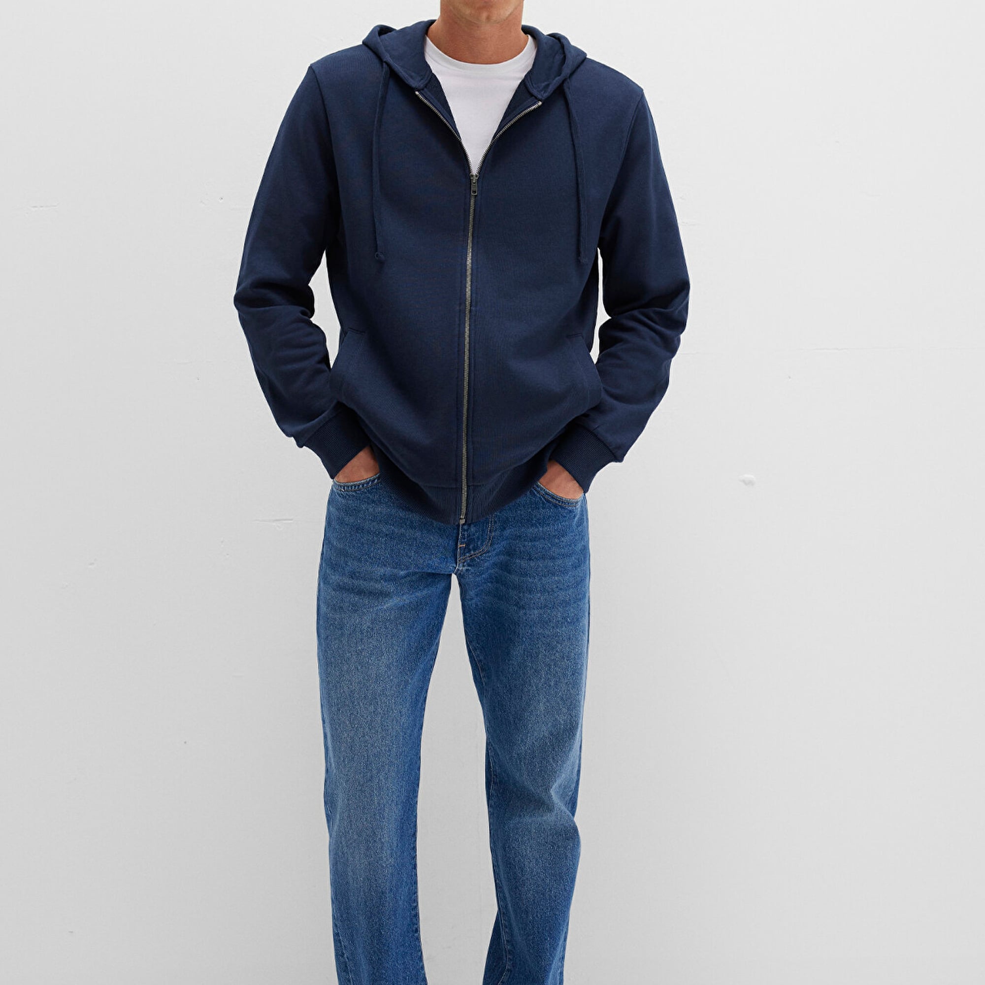 Mavi Bisiklet Yaka Lacivert Sweatshirt 0S10423-70490