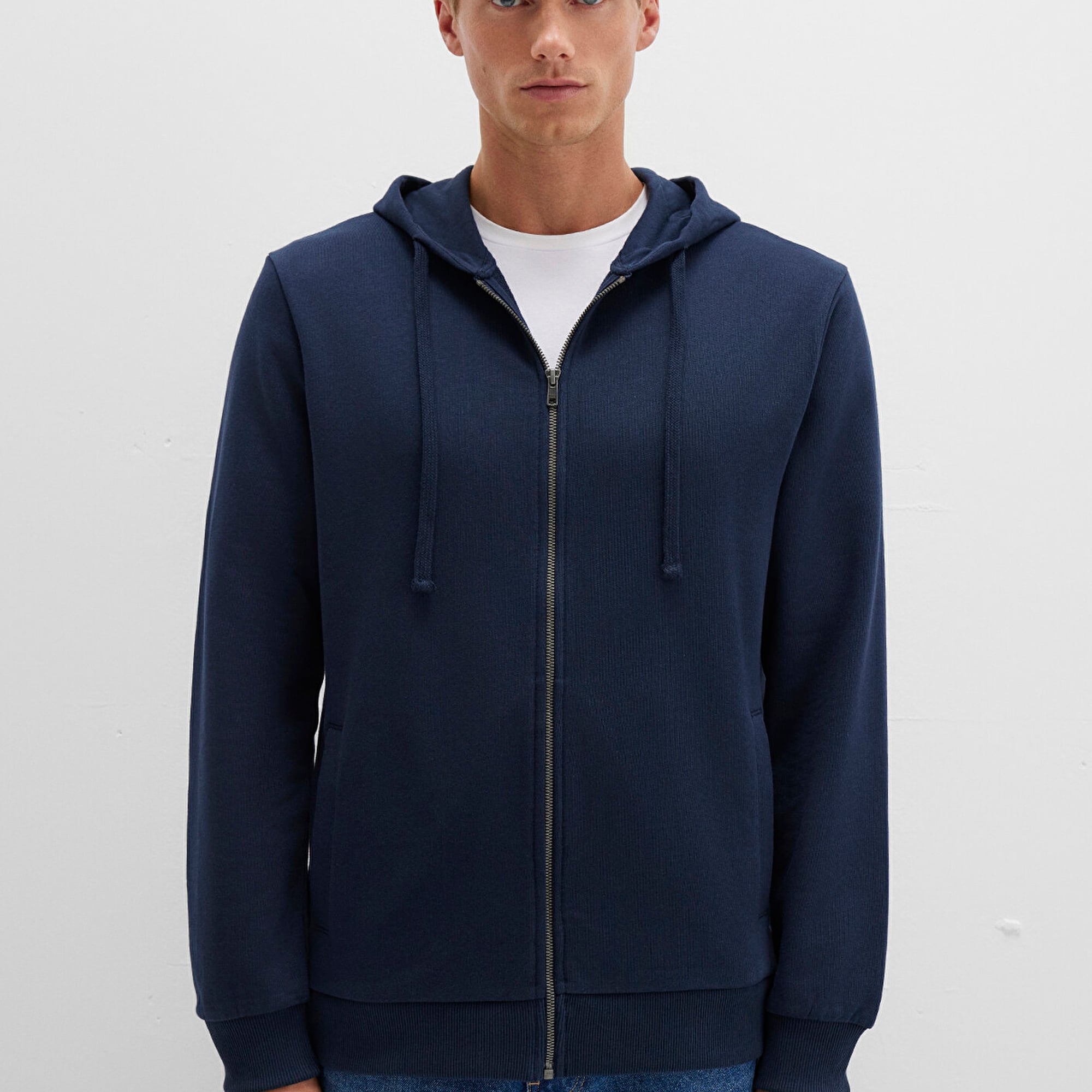 Mavi Bisiklet Yaka Lacivert Sweatshirt 0S10423-70490