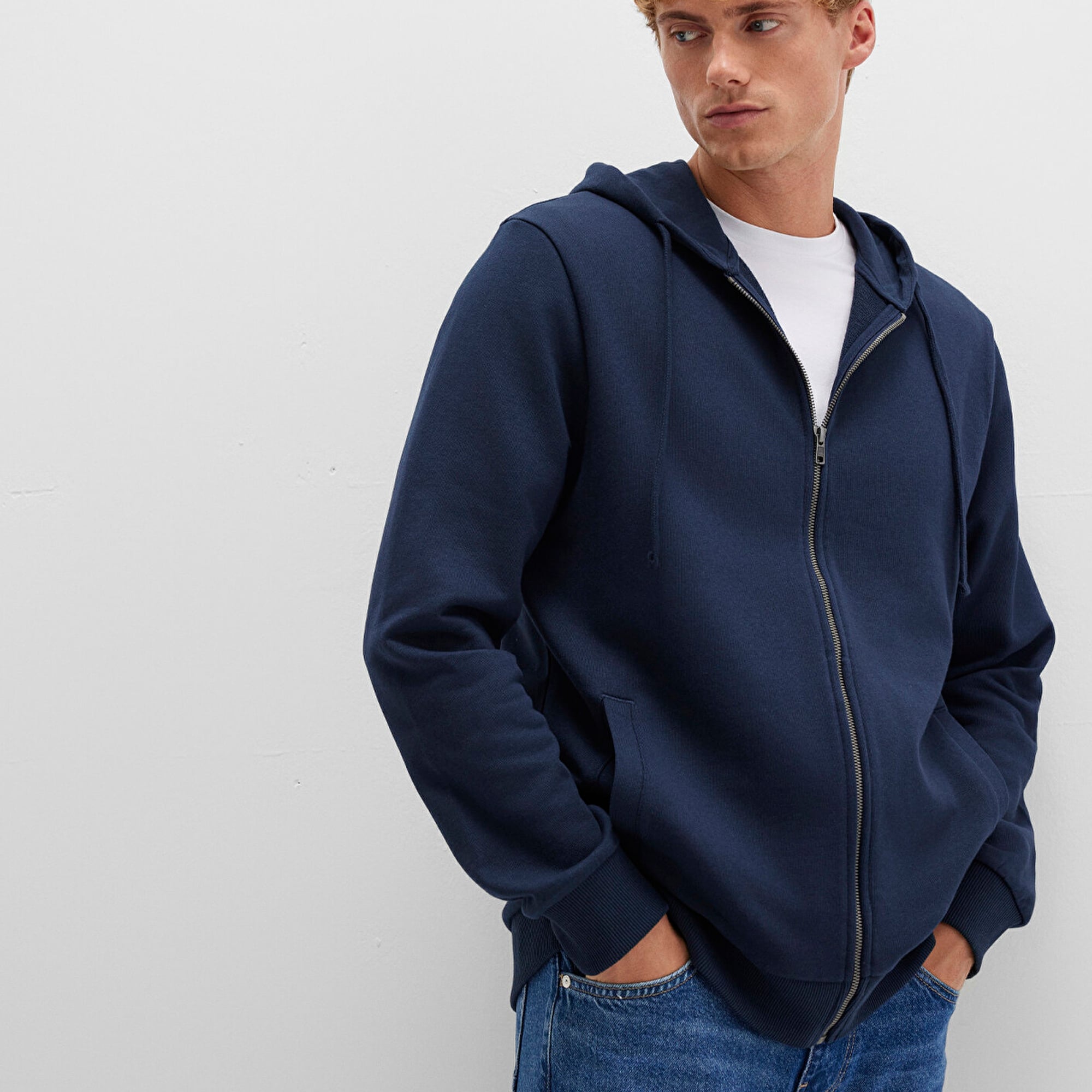 Mavi Bisiklet Yaka Lacivert Sweatshirt 0S10423-70490