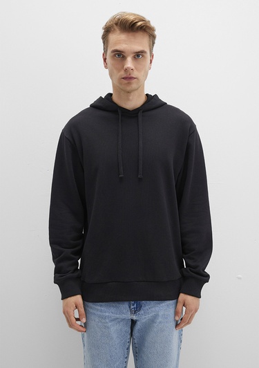  Mavi Kapüşonlu Siyah Sweatshirt 0S10417-900
