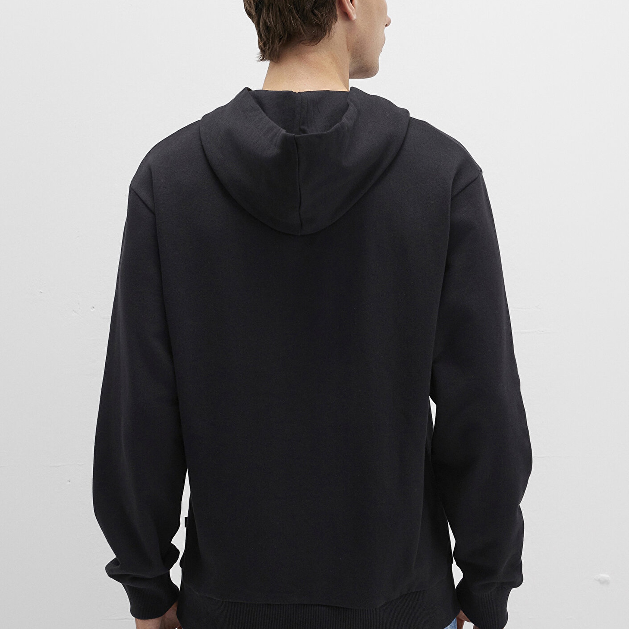 Mavi Kapüşonlu Siyah Sweatshirt 0S10417-900