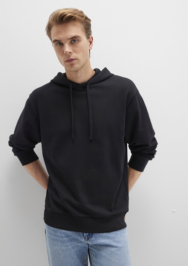  Mavi Kapüşonlu Siyah Sweatshirt 0S10417-900