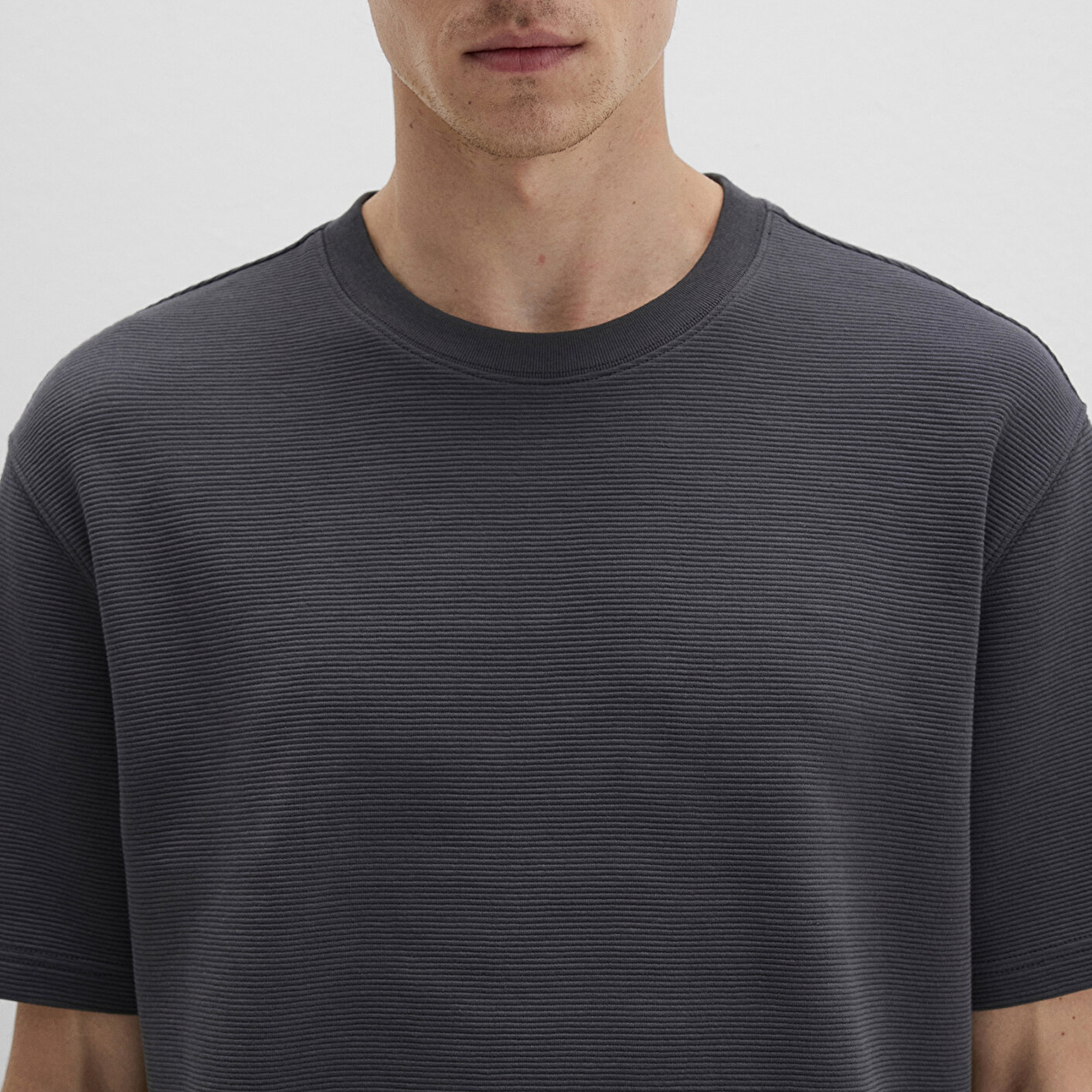 Mavi Antrasit Haki Basic Tişört Loose Fit / Bol Rahat Kesim 0612830-80106