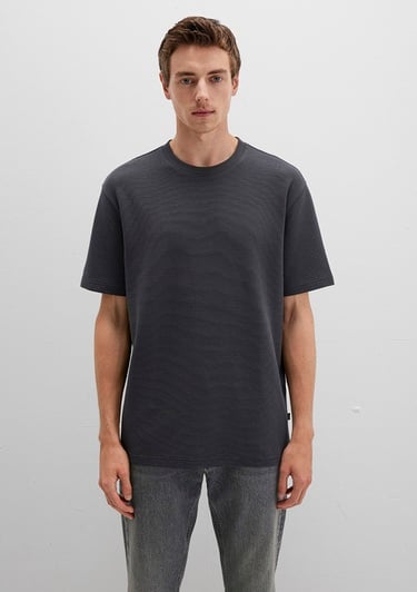  Mavi Antrasit Haki Basic Tişört Loose Fit / Bol Rahat Kesim 0612830-80106