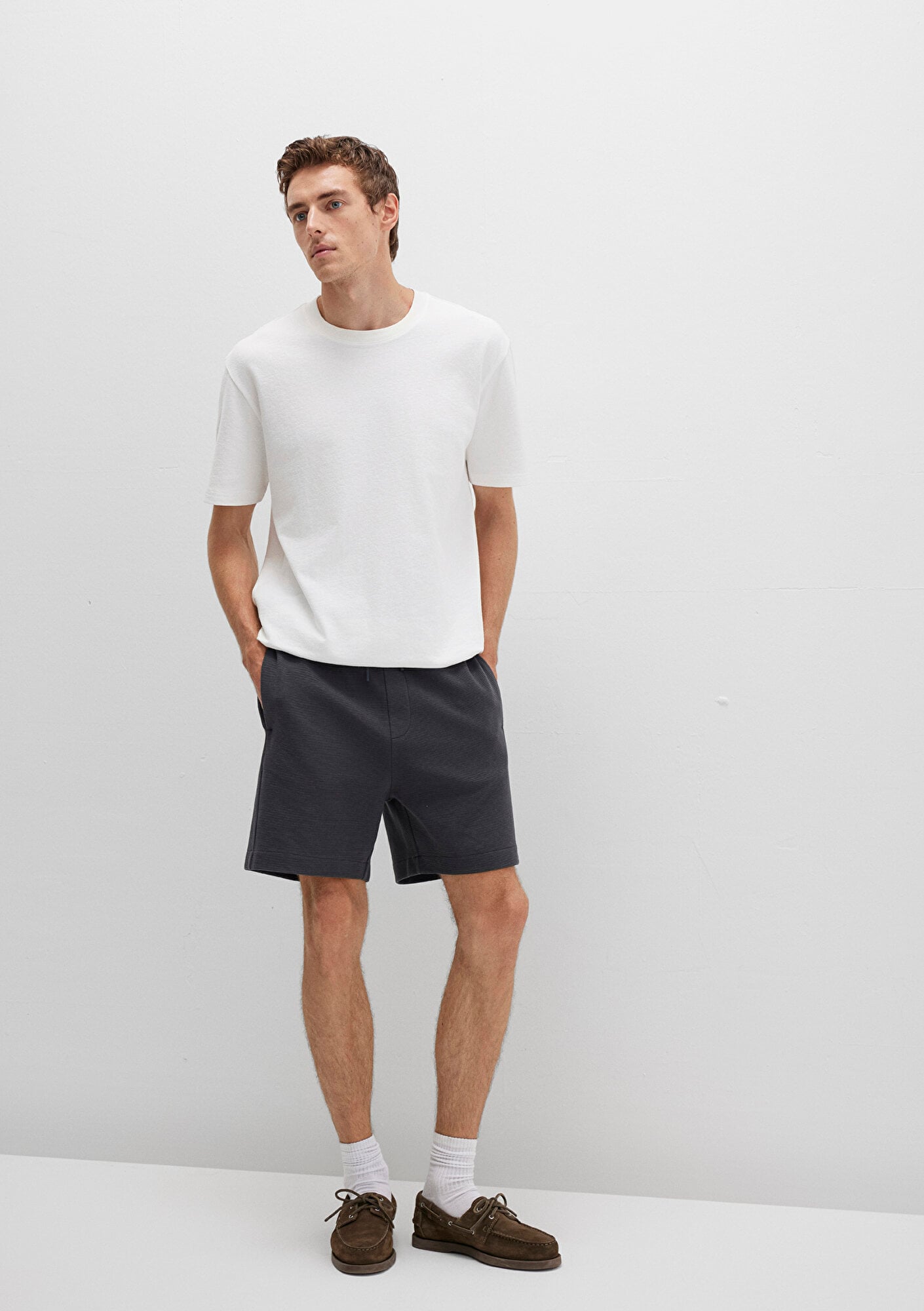  Mavi Antrasit Şort 0410303-80106