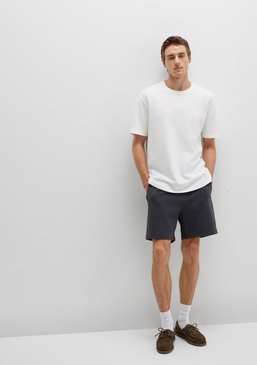  Mavi Antrasit Şort 0410303-80106