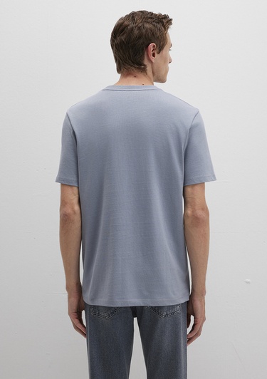  Mavi Bisiklet Yaka Mavi Basic Tişört Regular Fit / Normal Kesim 0612863-86584