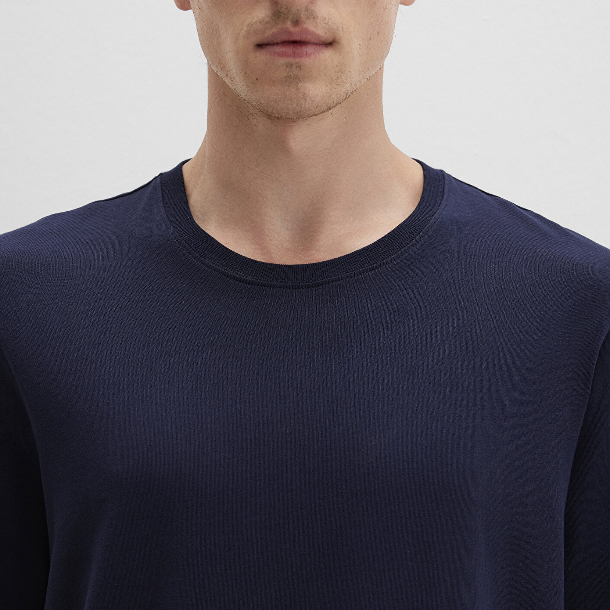 Mavi Bisiklet Yaka Lacivert Basic Tişört Regular Fit / Normal Kesim 0612863-86415