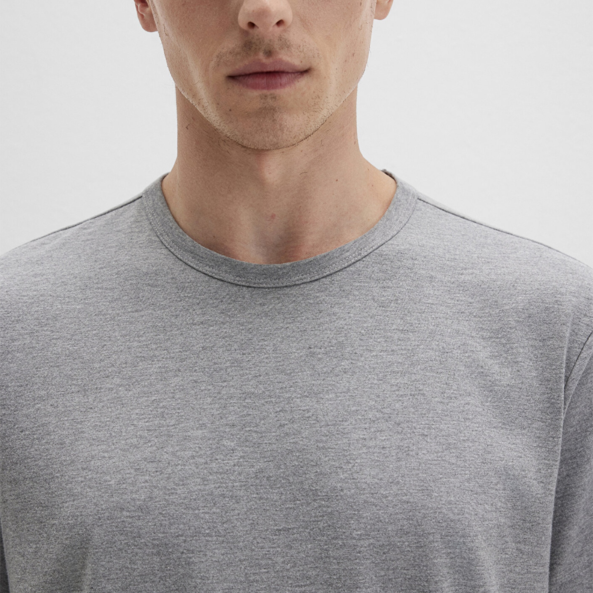 Mavi Gri Basic Tişört Regular Fit / Normal Kesim 0612854-80018