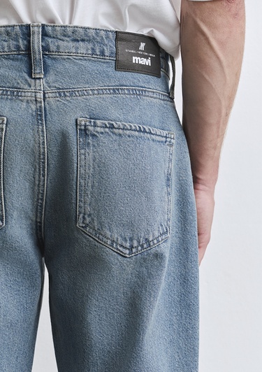  Mavi Lisbon Street Puslu Açık Mavi Jean Pantolon 0010039-90630