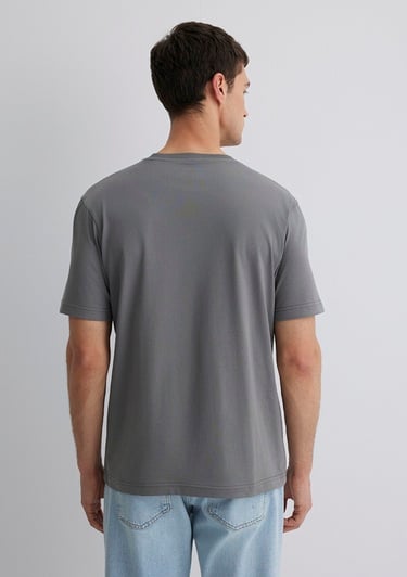 Mavi İstanbul Baskılı Gri Tişört Regular Fit / Normal Kesim 0612992-70099