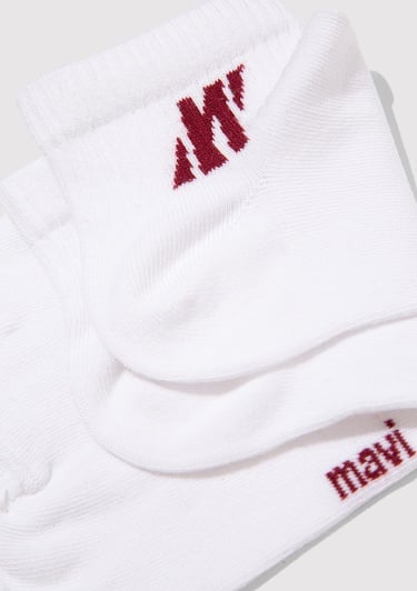  Mavi Beyaz Patik Çorap 0911962-20454