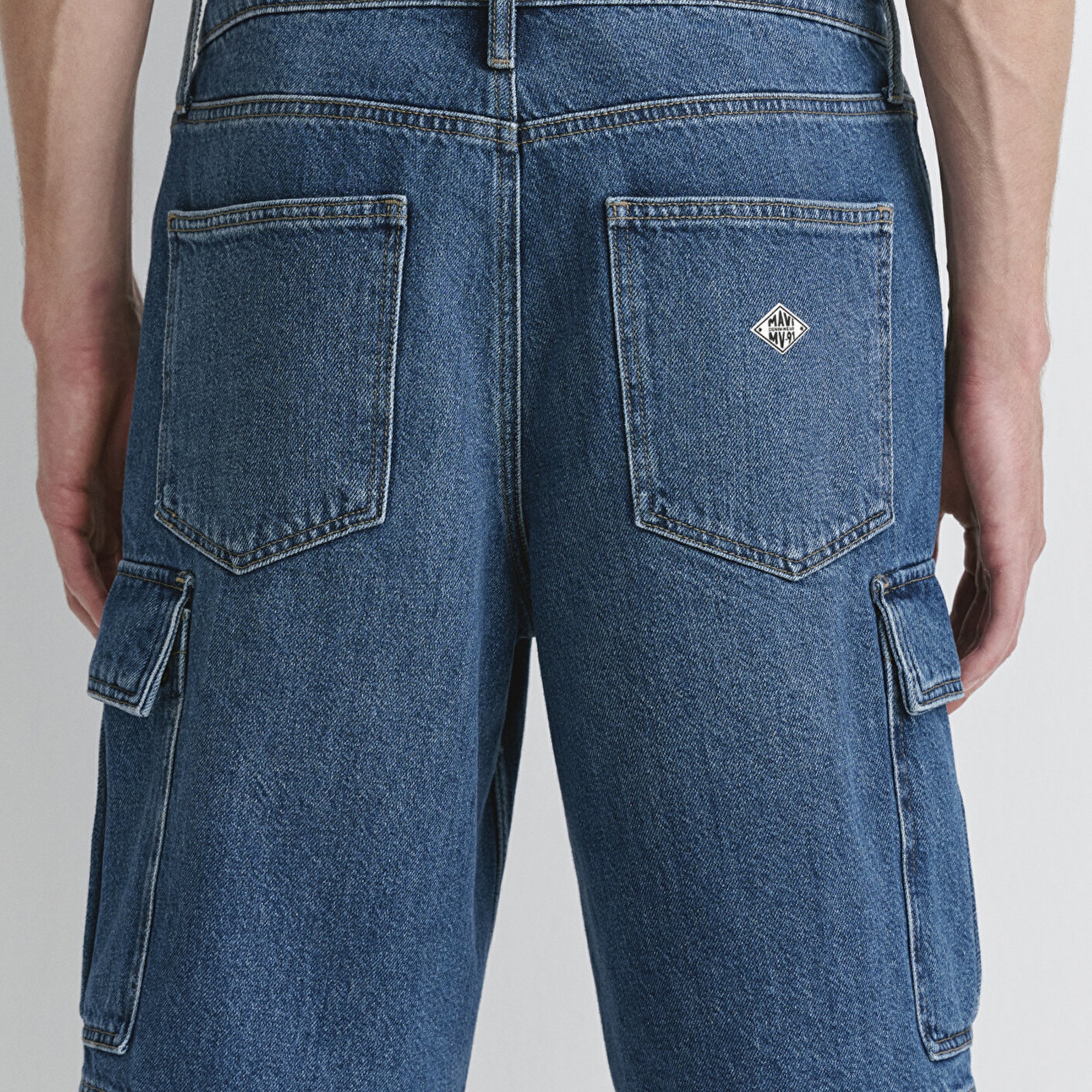 Mavi Hamburg Mv91 Street İndigo Mavisi Jean Şort 0410681-89815