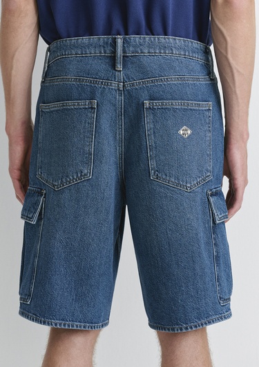  Mavi Hamburg Mv91 Street İndigo Mavisi Jean Şort 0410681-89815