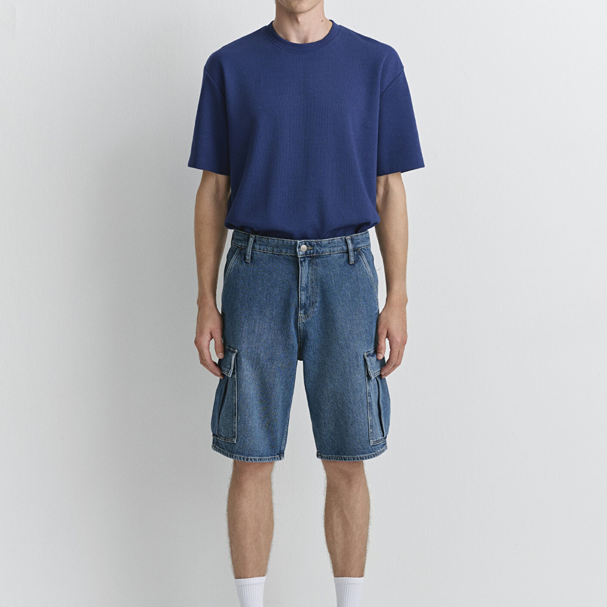 Mavi Hamburg Mv91 Street İndigo Mavisi Jean Şort 0410681-89815